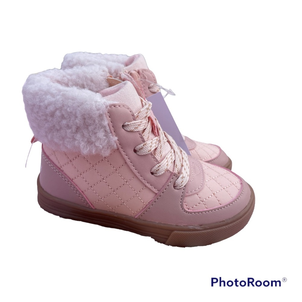 OshKosh Pink High Top Sneaker Toddler Girl Size 6